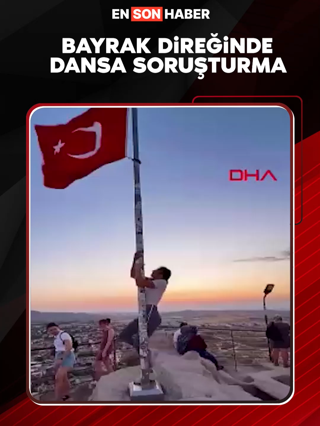 direk tiktokKapadokya’nın Uçhisar beldesindeki tarihi kaledeki Türk bayrağı direğinde dans gösterisi yapan yabancı uyruklu kadın turist hakkında soruşturma başlatıldı. #bayrak #kapadokya #turist