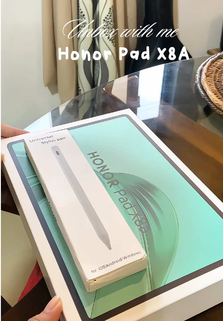 unboxing honor pad x8a✨ #honorpadx8a #tablet #unboxing #fyp 