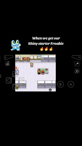 POKEMON RADICAL RED - Our starter and our first Shiny pokemon is Froakie 😍 #pokemon #pokemontiktok #pokemoncommunity #pokemongame #fyp 