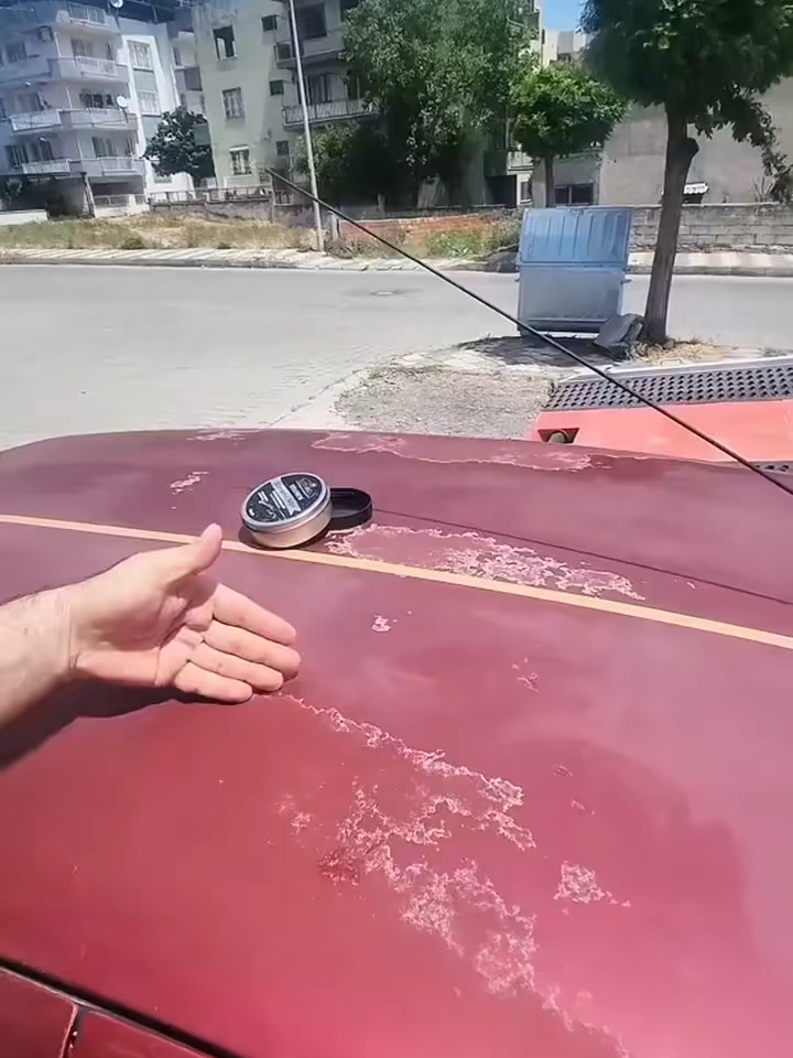 Your car is sun-stained - Restore the shine in minutes with Titanium Ceramic Wax #ceramicwax #carcare #polishcar