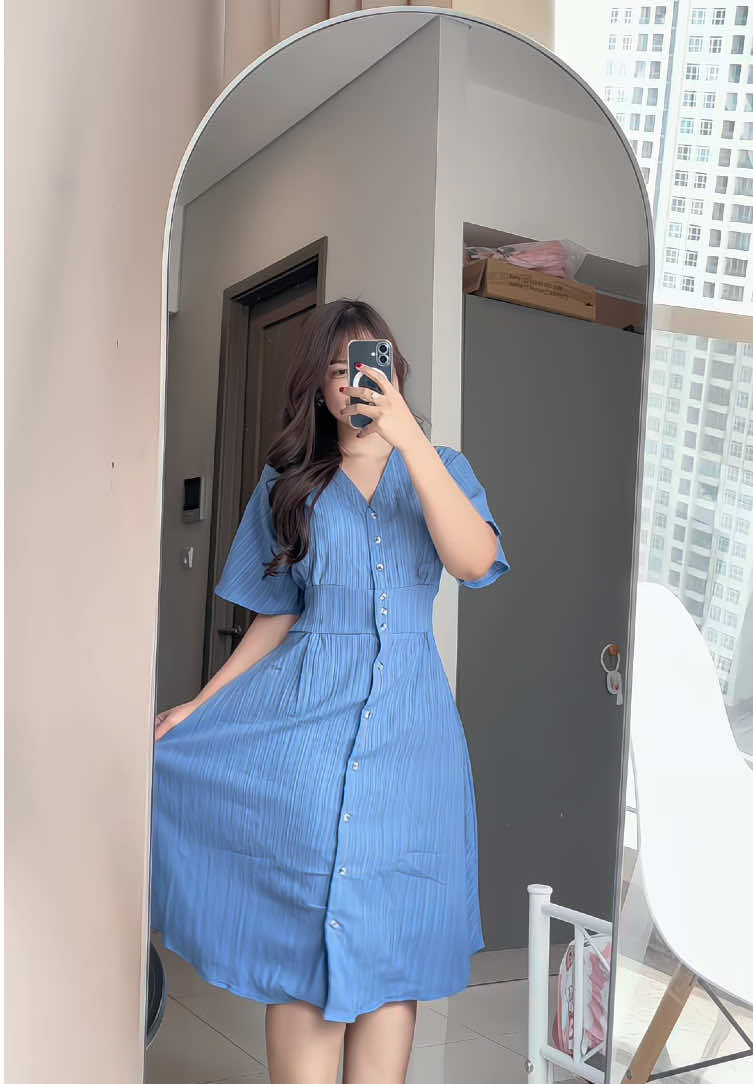 Ga expect dressnya secantik ini 😭🫵 bagus bgt #dress #mididress #dresswanita #dresskekinian #koreanstyle 