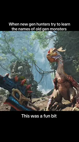 Learning a Monster’s name is a important part of hunting #monsterhunter #mhwilds #nature #funnyvideo #fyp 