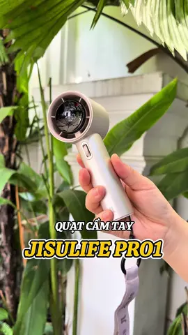 Quạt cầm tay cao cấp JisuLife Pro1 thiết kế sang trọng, với 100 cấp độ gió mạnh mẽ, làm mát hiệu quả #quattichdien #quatcamtay #jisulife 