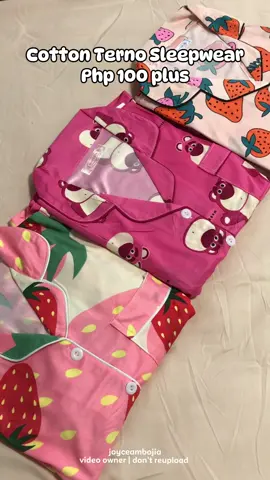 Sleepwear recos ✨ #sleepwear #sleepwearfashion #sleepwearterno #terno #pajama 