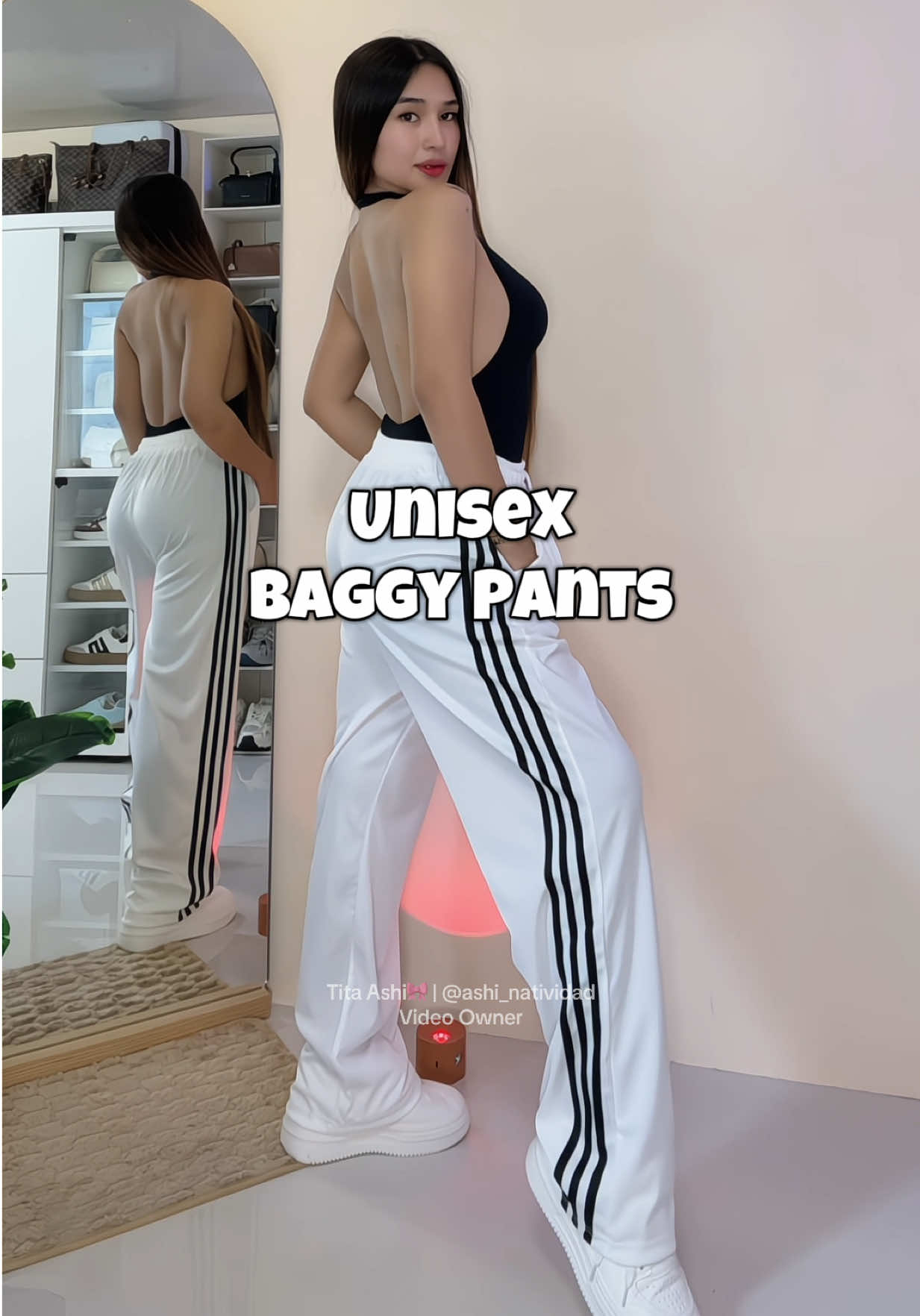 Ang comfy suotin! #baggypants #straightpants #widelegpants #unisexpants #baggysweatpants 
