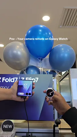 Seamless capture with camera remote on your Galaxy Watch ✨ #galaxyzflip7 #samsungmalaysia 
