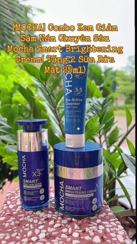 [MOCHA] Combo Nám  Mocha Smart Brightening Cream( Tặng 2 Sữa Rửa Mặt 25ml) #nám #mocha #cream #brightening #viral 
