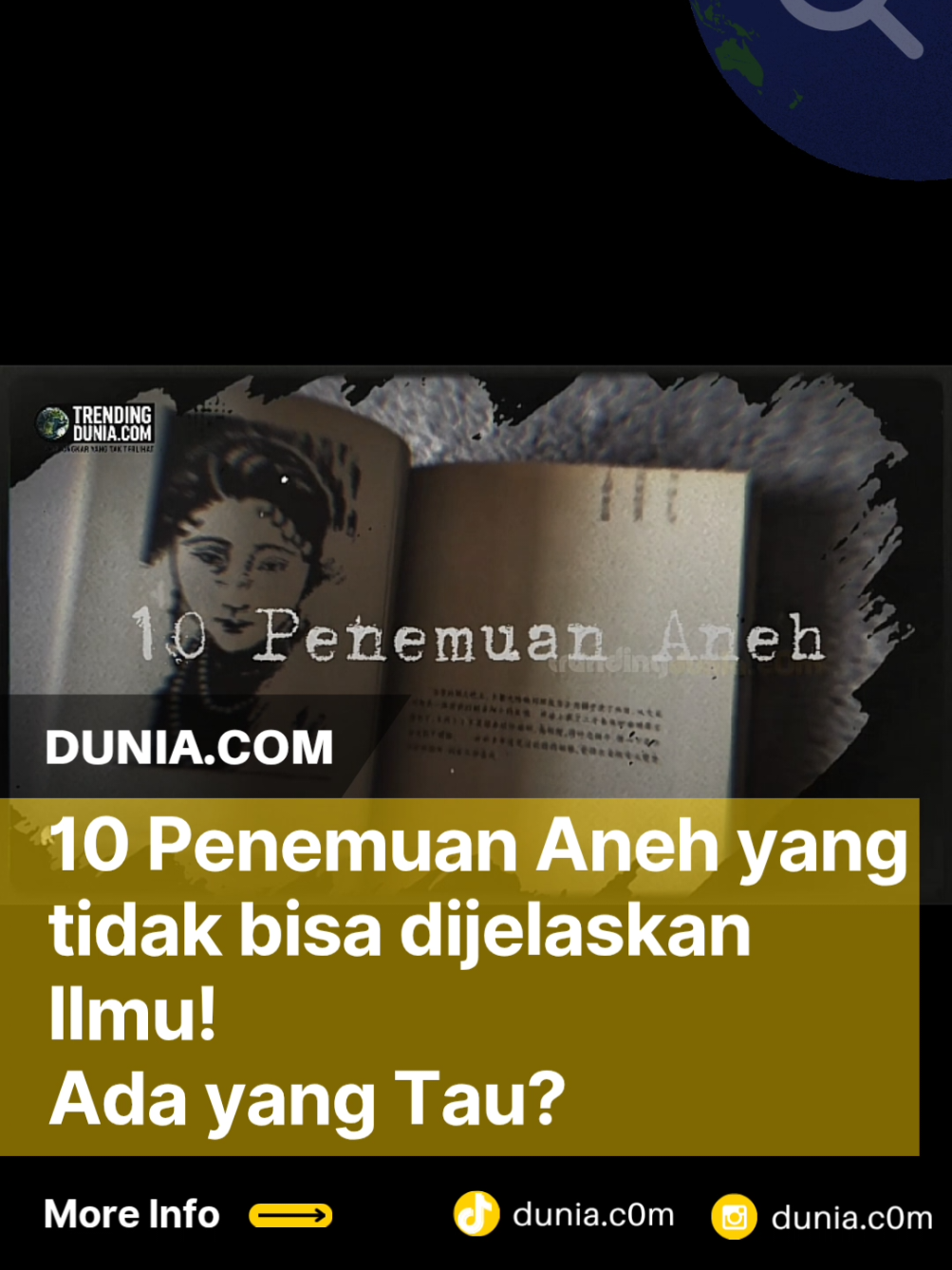 Kadang dunia ini nyimpen misteri yang bikin kita mikir, beneran nggak sih ada hal-hal yang belum bisa dijelasin sains? 👀✨ Kalian sendiri percaya ini kebetulan… atau ada rahasia yang belum kebuka? #FaktaUnik #MisteriDunia #CeritaMisteri #Explorasi #belumterpecahkan 