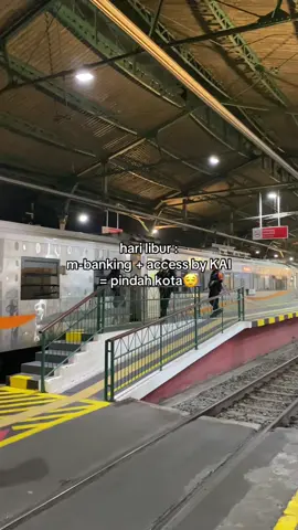 aku dengan penuh kesadaran😌 #kai #kaiaccess #keretaapi #keretaapiindonesia #trip 