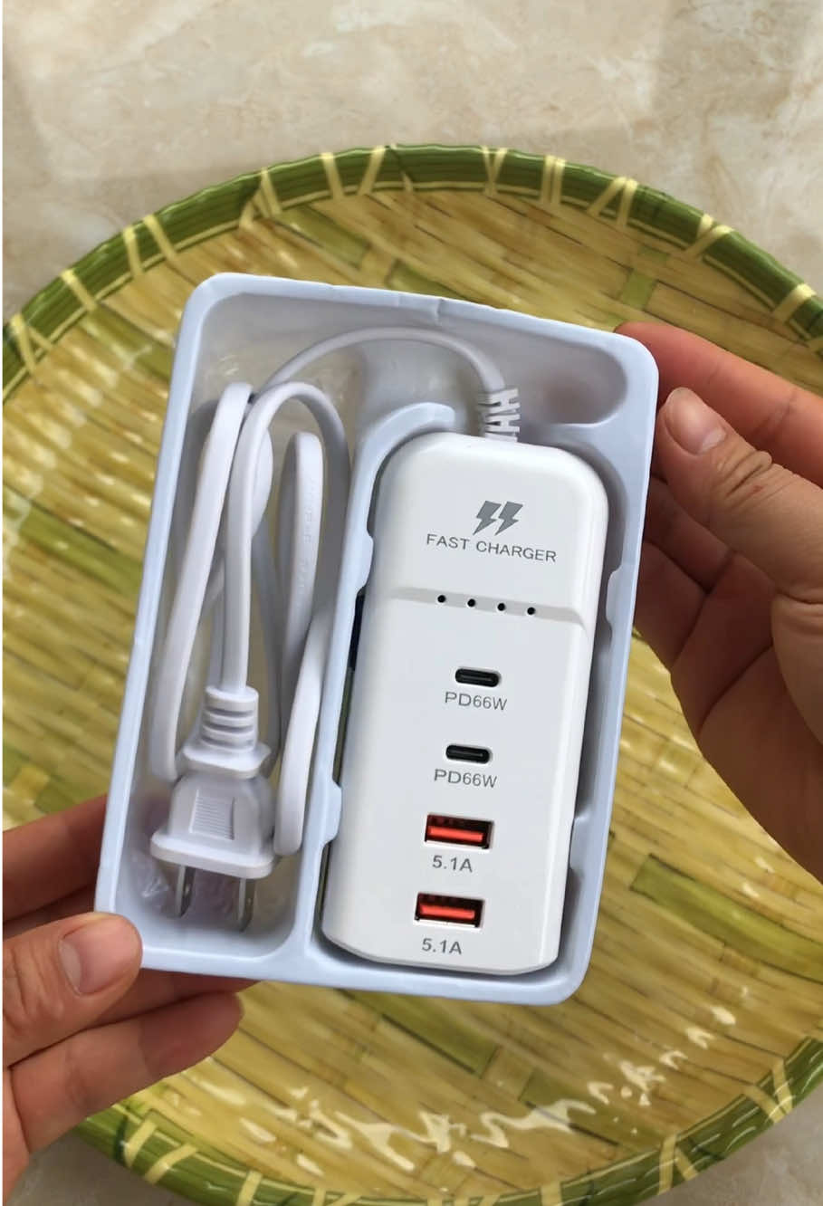 Ổ cắm sạc điện thoại 5 cổng USB và Type C #ocamsacdanang #ocamsacdienthoai #osacnhanh #ocamdien #nb99store 