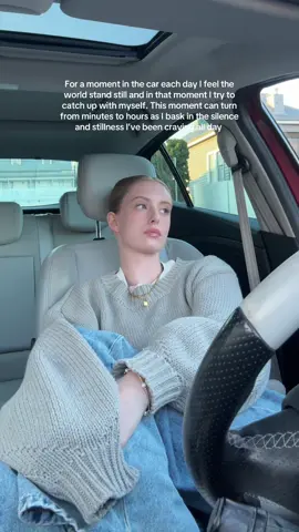 Lowkey more of a stuck in the car feeling but it’s still one of my favourite places to relax #neurodivergent #nervoussystemregulation #sensoryoverload #adhd #autisticadult 