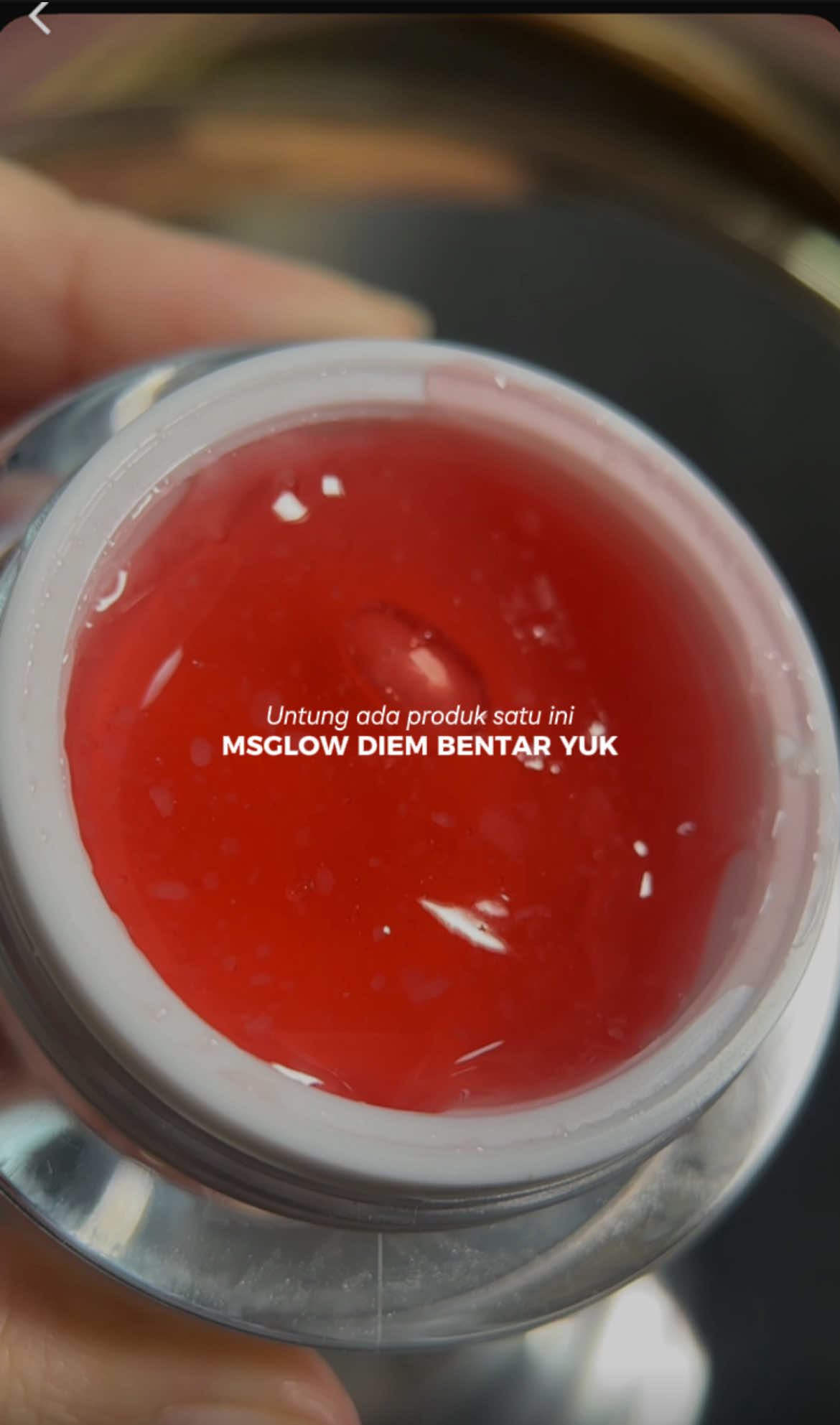 msglow ada aja ya gebrakannya, yang satu belum berhenti viralnya udah ngeluarin produk baru yg mau launching lagi😭 mana ini bagus banget😭  #overnightglowing #jellyviral #redjelly #sleepingmaskviral #sleepingmask