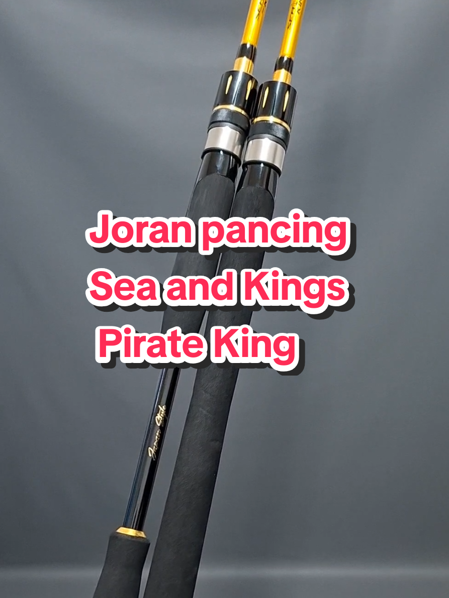 Joran pancing Sea and Kings Pirate King hadir dengan tipe pegangan Japan Style & American Style.