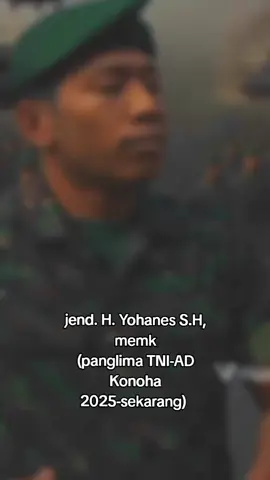 jendral Yohanes.SH.MMK. panglima tertinggi di TNI_AD di konoha yang menjabat sejak 2025  karir sebelum nya adalah ormas pemuda pancasila kemudian ia masuk militer  setelah 5 tahun karir nya meleset tinggi sebagai panglima tertinggi #yohanes_anis Baswedan Prabowo Jokowi subianto