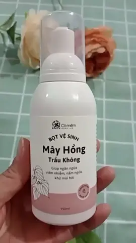 Bọt vệ sinh mây hồng #botvesinhmayhong #comem #xuhuong 