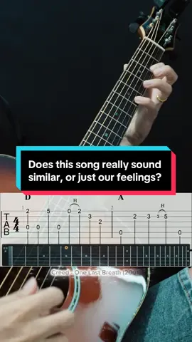 Does this song really sound similar, or just our feelings?