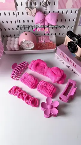 Found this pretty hair accessories set! Super cute and pretty. 🤩🥰 16pcs for ₱99 only! #hairaccessories #hairclamp #hairclip #headband #wristband 
