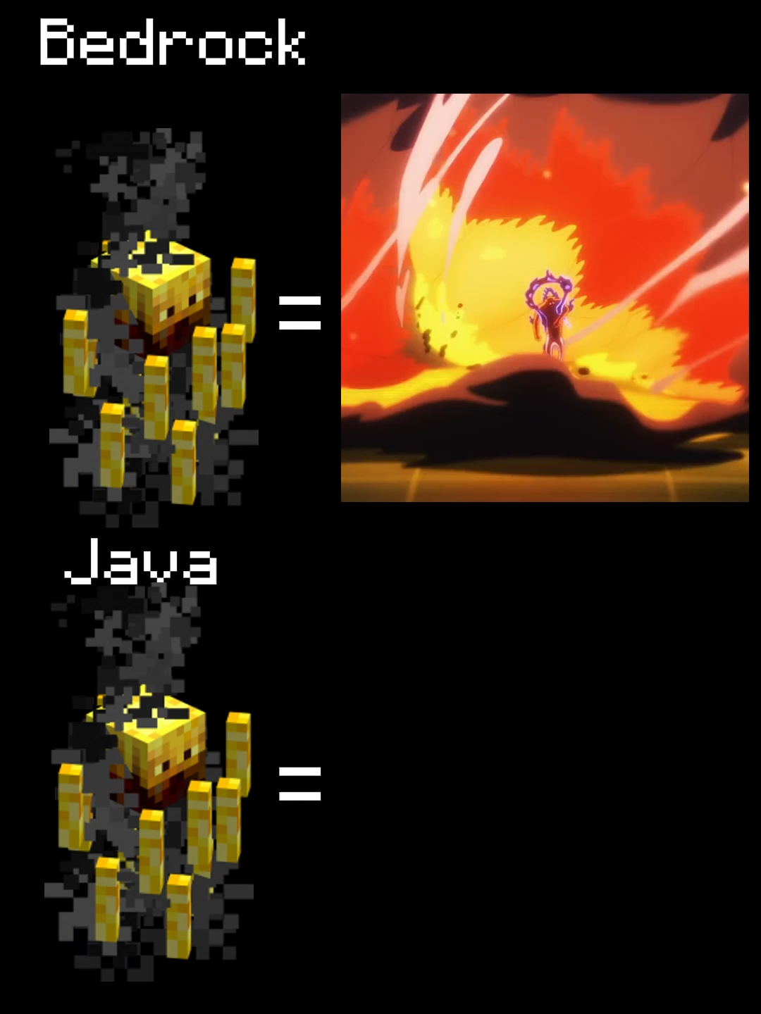 Minecraft Blaze meme  #minecraftmemes #meme #minecraft #minecraftbedrock #minecraftjava #minecrafter #minecraftpe