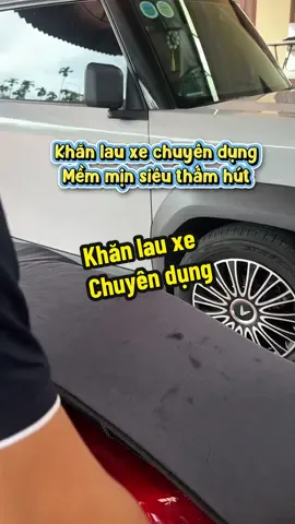 Khăn lau xe Superfine Fiber mềm mịn siêu thấm hút, tránh xước xe #khanlauxe #khanlauxechuyendung #ongchuhung 