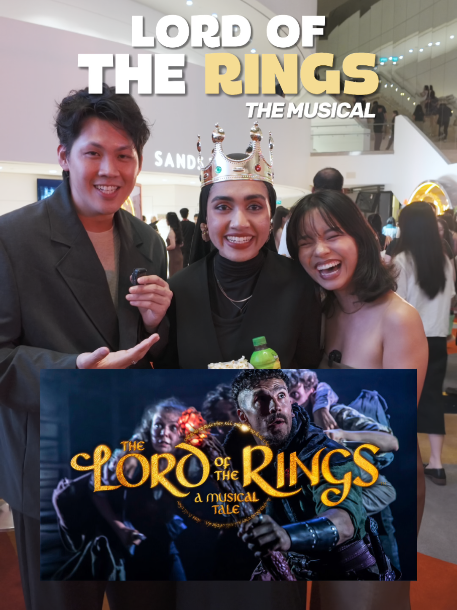 Went to the theatre with a queen and her pet dragon 🐉 The Lord Of The Rings Musical was a journey. It was the first time I've witnessed the cast come off stage to sing and dance with the audience and you really gotta keep a look out for Gollum 👀  @baseasia 