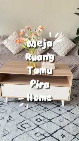 Meja ruang tamu dari Pira Home murah tapi cakep pol #mejaruangtamu #mejapira #pirahome #pira #modalkontendoang 