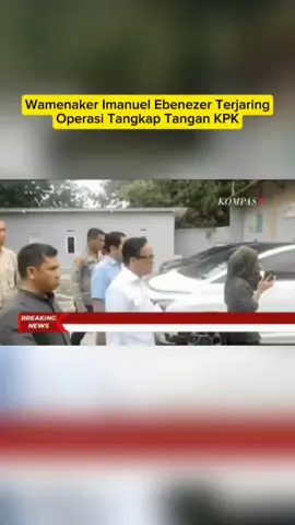 Komisi Pemberantasan Korupsi (KPK) melakukan operasi tangkap tangan terhadap Wakil Menteri Ketenagakerjaan, Imanuel Ebenezer. Dalam operasi tersebut, tim KPK turut mengamankan sejumlah barang bukti yang diduga terkait tindak pidana korupsi.  #wamenaker #ottkpk #kpk #imanuelebenezer #news #fypage #trending #fyppage #beritaterbaru #beritatiktok #trend #viral #berita #fypdong #fypジ #fyp 