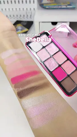 bảng phấn mắt 10 màu siu hot Shedella #phanmat #shedellaeyeshadow #shedella #makeup #kivynado 