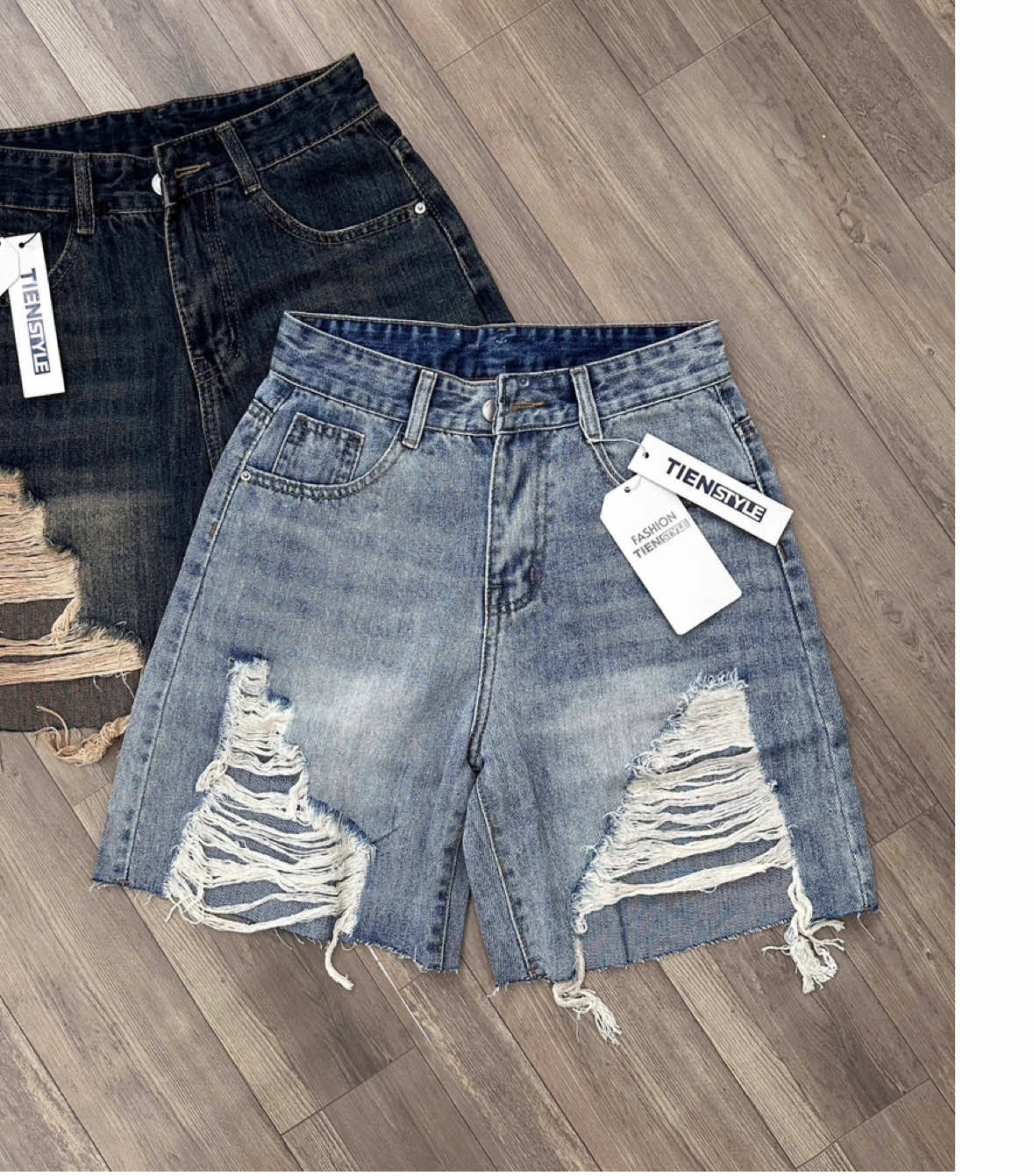 Quần ngố rách bigsize #tienstyle #outfit #quannubigsize #thoitrangbigsize 