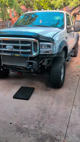 73 Update, got the new Trac Bar bracket installed, new bar going in today.  dealing with fitment issues as well. #73powerstroke #f250 #upgrade #mechanic #DIY 