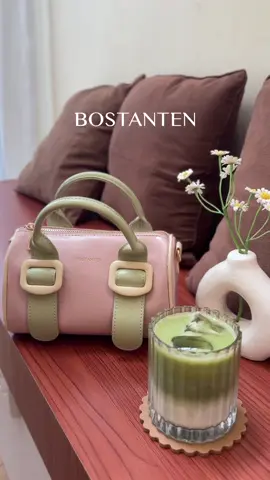 It’s Matcha O’Clock ⏰🍵🫖 It’s the #PuffIceCreamBag matching with the matcha ✨ #Bostanten #fypツ #fyp #TasSelempang 