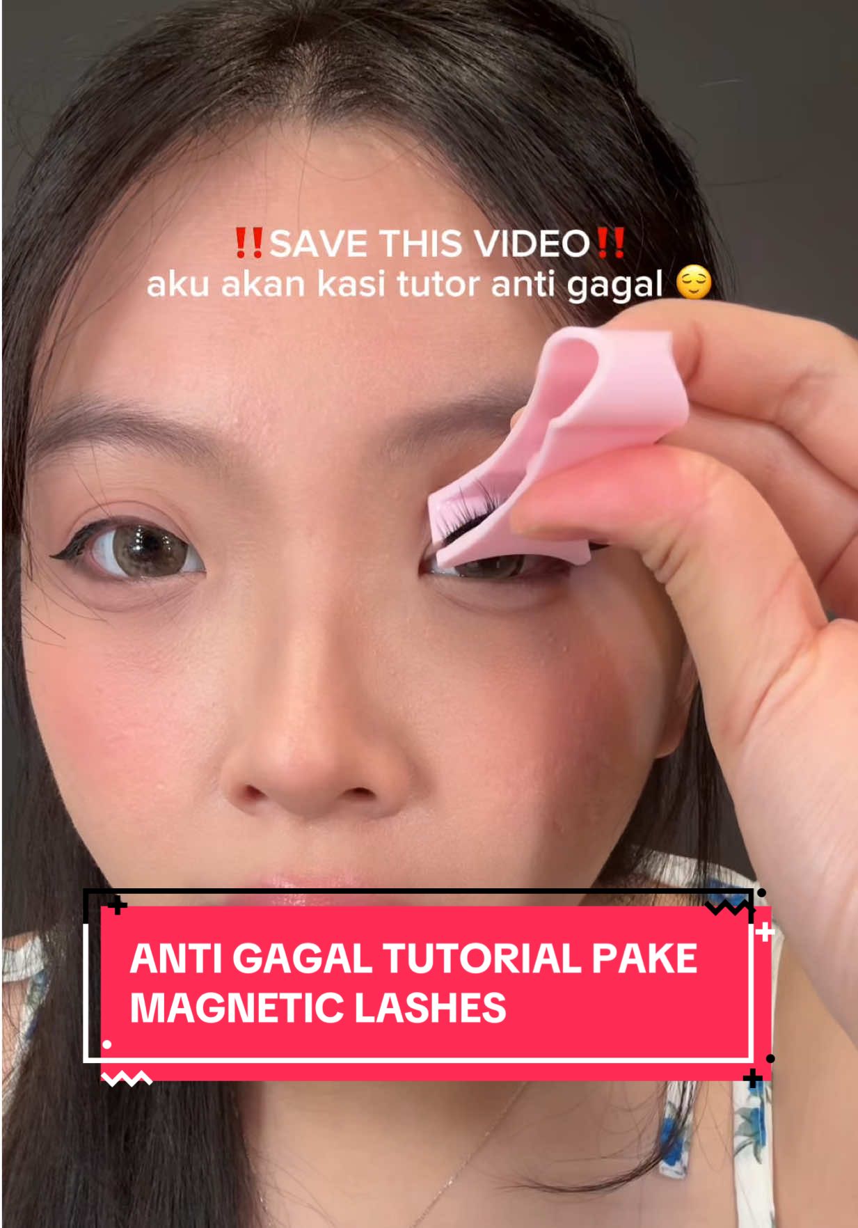 kenapa baru tau kalo semudah ini……. #glamfixid #glamfixwinkera #magneticlashes #bulumata #bulumatamagnet 