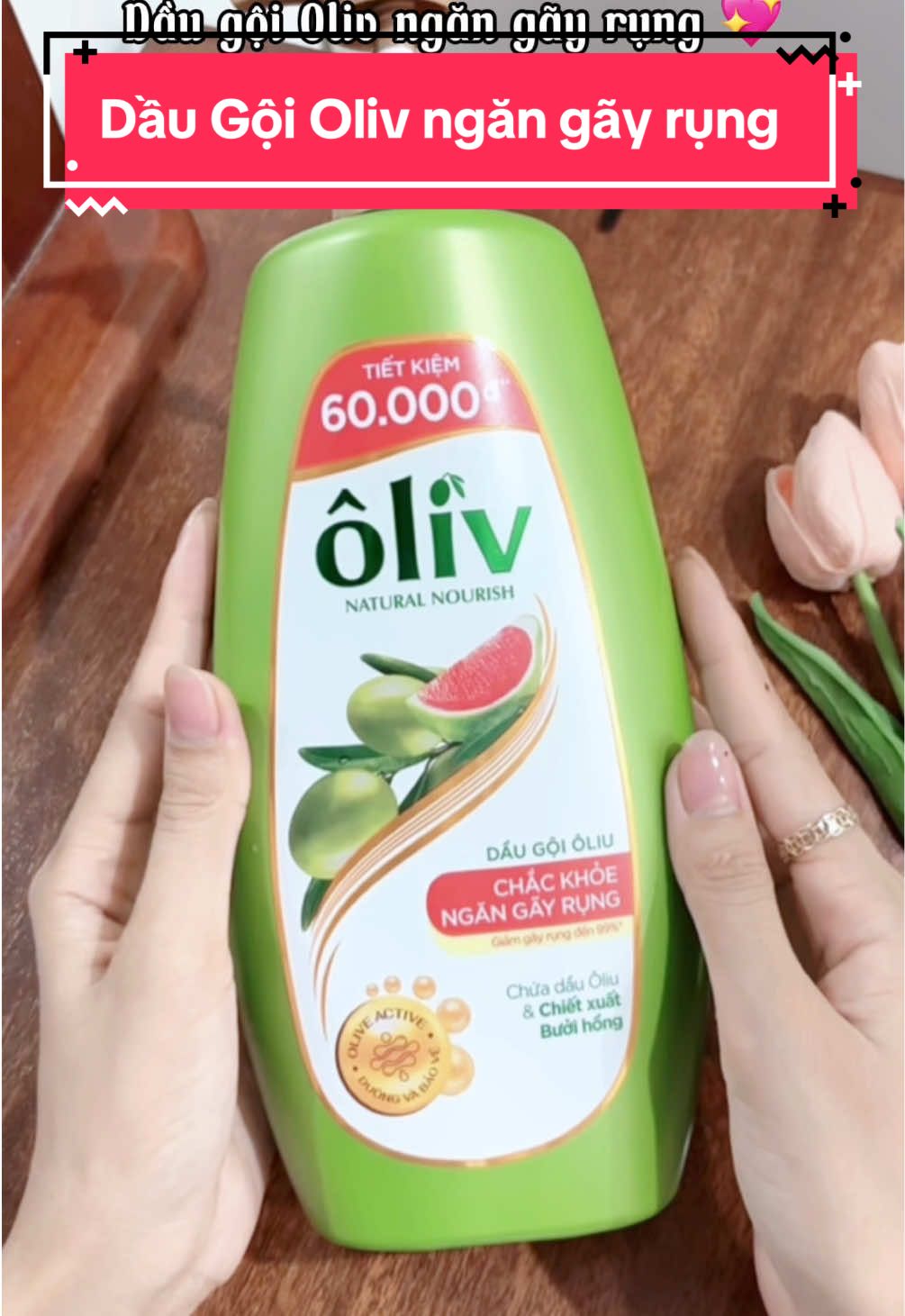 Dầu Gội Oliv dưỡng tóc, ngăn gãy rụng 👍 #daugoioliv #dauxaoliv #oliv #daugoi #xuhuongtiktok 