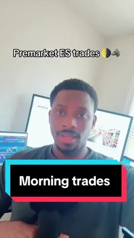 Premarket ES trades , securing the bag before the day starts #SULTANTRADES #daytrading #mindset #futures 