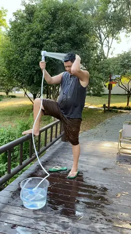 portable electric shower makes outdoor cleaning effortless, whether you’re camping, washing pets, or rinsing off after an adventure. Compact, rechargeable, and easy to use, this must-ha#Outdoors #camping #tiktokshop #tiktokmademebuyit #rushready2025 