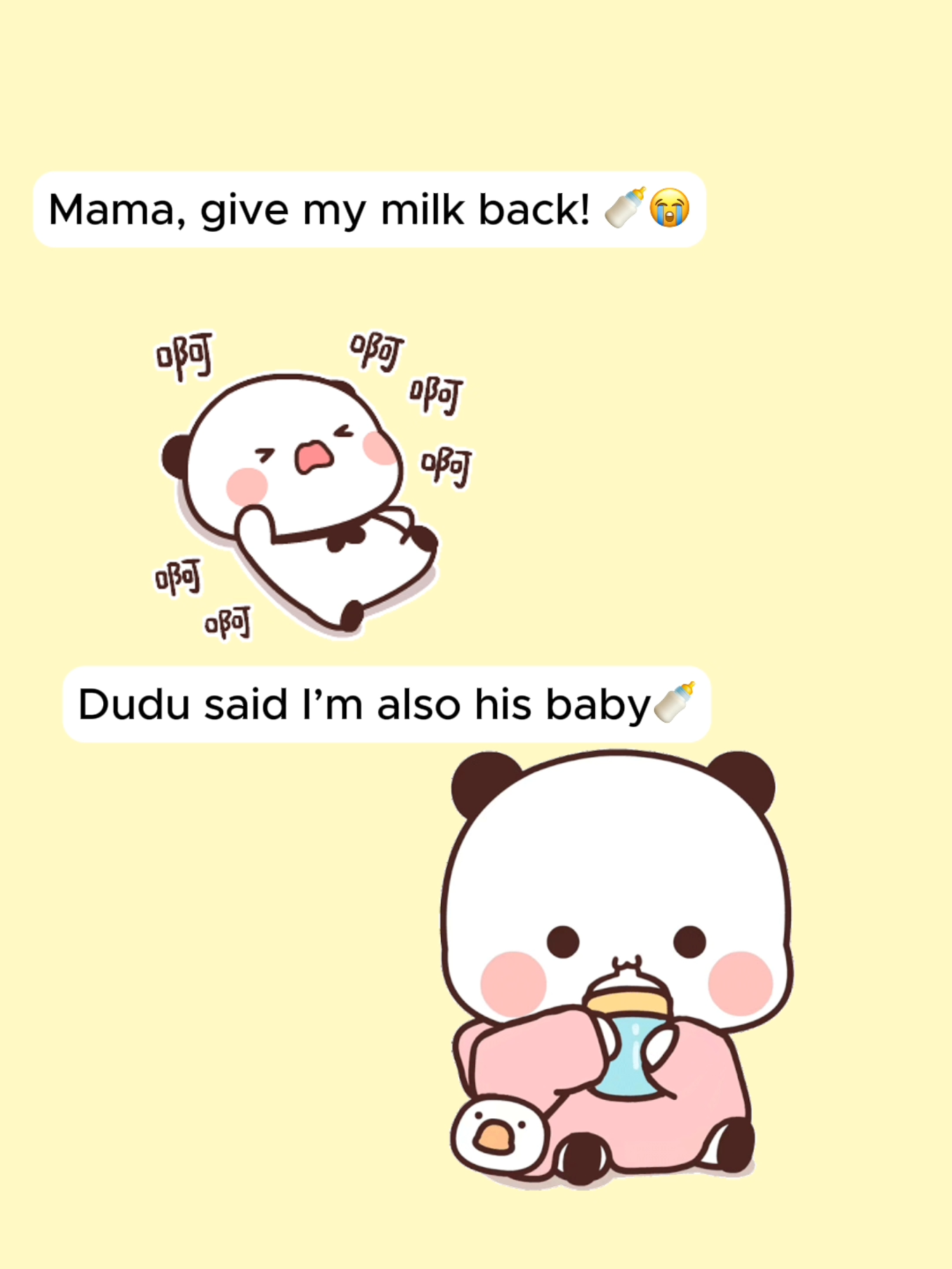 bubu as a mother #dudububu #lovers #funnyy #cartoon #commedy #couplegoals #drama #caneda #fyp #usa #uk #love #foody #hunger #bubu #dudu #couplecomedy #baby #cute #viral