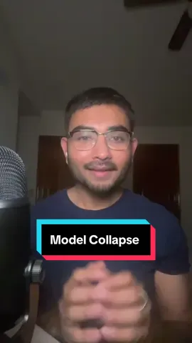 AI model collapse - a concept where researchers recursively train an ai model on its own genereted content leading to weaker future models. #ai #LearnOnTikTok #Science #Tech #education 