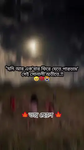 আর একবার যদি ফিরে পেতাম সেই পুরনো দিনের শৈশব আর কখনো বড় হতে চাইতাম না 🥺😔