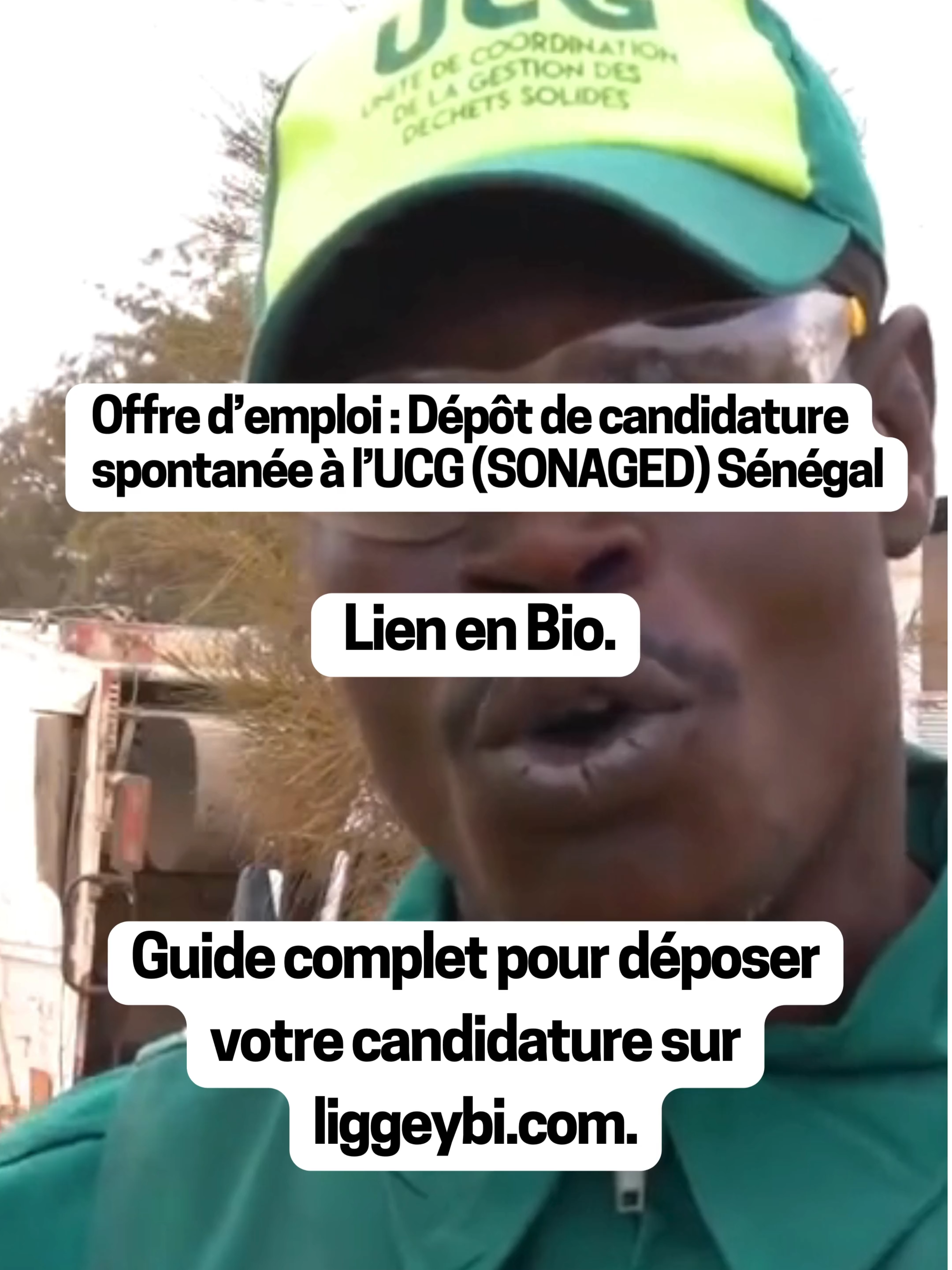 Offre d’emploi : Dépôt de candidature spontanée à l’UCG (SONAGED) Sénégal. #emploisenegal #jobsenegal #offredemploiausenegal #recrutement #emploidakar