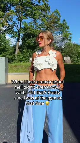 When I hear a rumor about me I didn’t even know… wait, I did that? Pretty sure I was at the gym at that time 😂 #RumorHasIt #GymLife #WaitWhat #YouGotTheWrongOne #FitnessHumor     