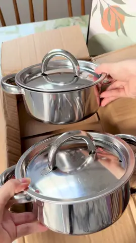 Combo 2 cái nồi inox dài 18cm chỉ 99k miễn ship #taphoacomon #noiinox #noiinoxcaocap #noiinox304 