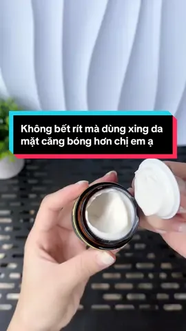 Không bết rít mà dùng xing da mặt căng bóng hơn chị em ạ #quynhsocola #kemchonglaohoada #kemchonglaohoadamat #wonmom 