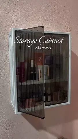 Storage Cabinet for skincare 🪞🛍️  #storage #wallmounted #storagecabinet #organizer #fy 