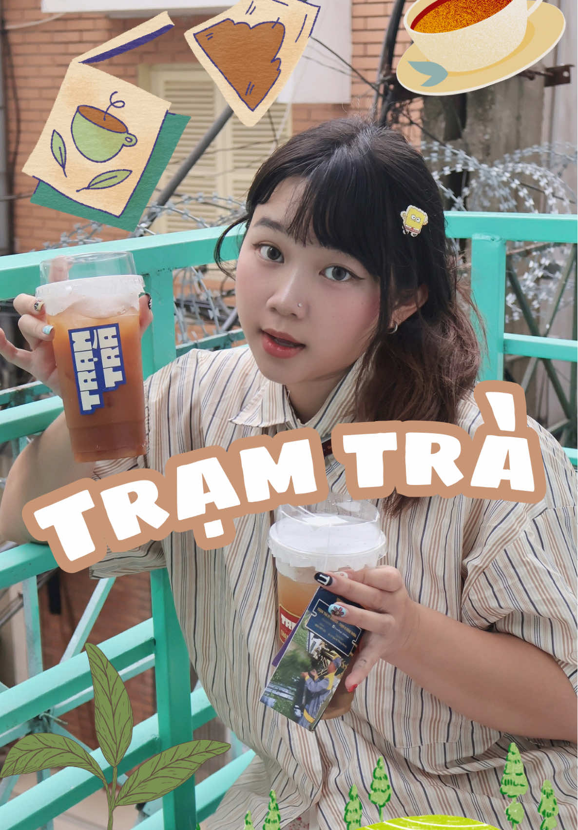 CHẤM ĐIỂM CÁC VỊ TRÀ CỦA TRẠM TRÀ - TRÀ SỮA “Chạm vị nông trường” - Trạm Trà mua 1 tặng 1 #trasua #TRAMTRA #hanoi #fyp #xuhuong 