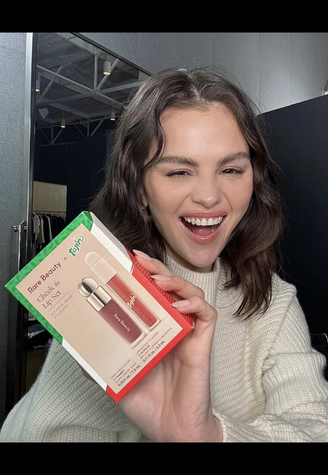 @Rare Beauty @TajinUSA Official Account (!!) ♥️ New Cheek & Lip Set with brand new shades of your faves just dropped @sephora, @Sephora México, @sephoracanada and RareBeauty.com. I know you guys love Tajin just as much me, so I'm veryyy excited for you to try this one #rarebeauty 