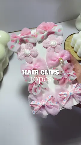10pcs cute hairclips for our baby girl! Any hairstyles na ang magagawa mo🥰 #hairclip #hairpin #hairstyle #hairdress #hairclipforbaby 