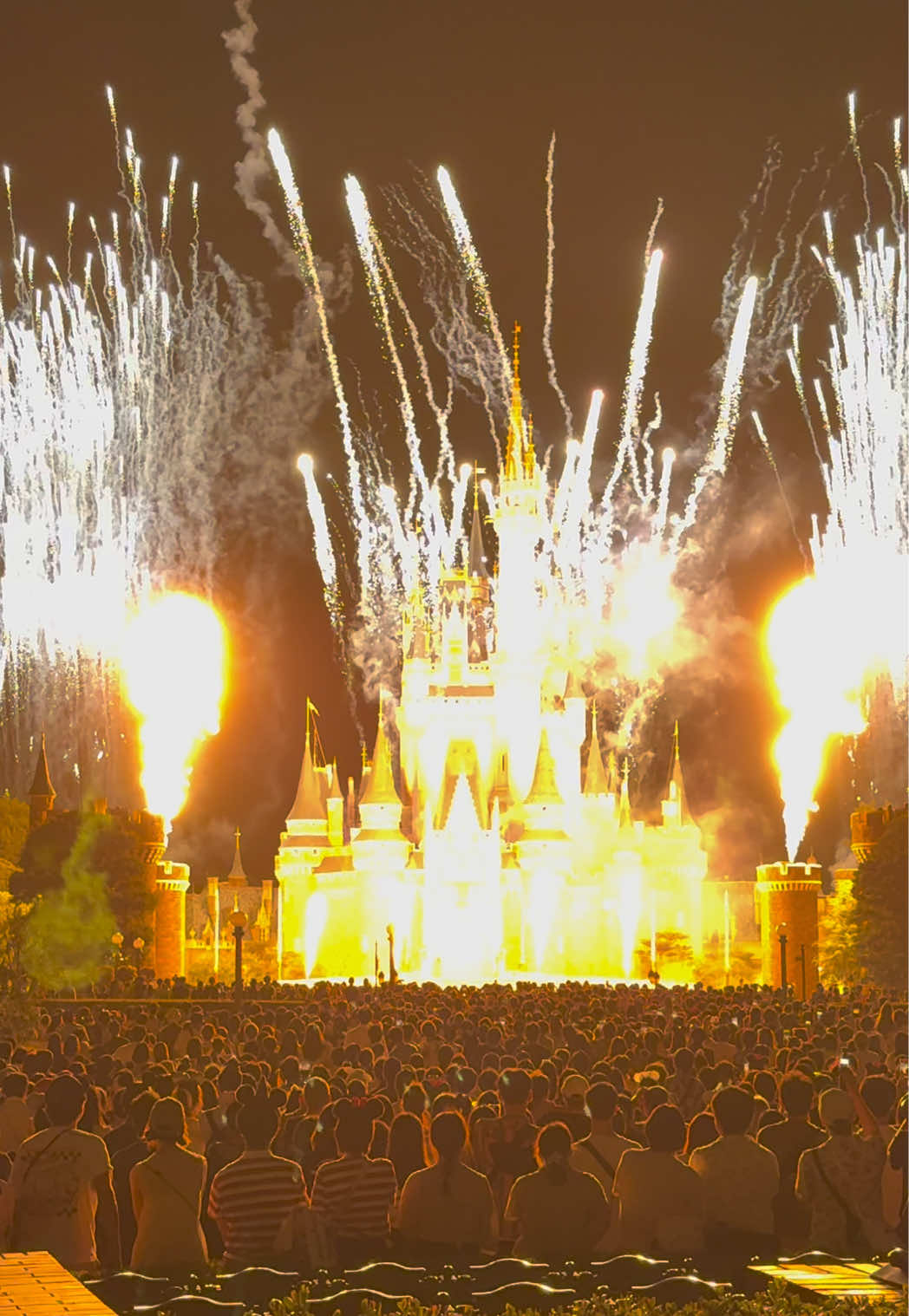 ショーが終わった後に流れる曲が好きすぎる。パークでしか味わえないこのざわざわ感と音質のいいスピーカーで聞くのいいよね〜#ディズニーランド#リーチフォーザスターズ #soar #tokyodisneyland 