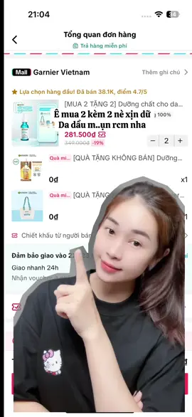 Da dầu nên có luôn #garnier #serum #thaoriviu 