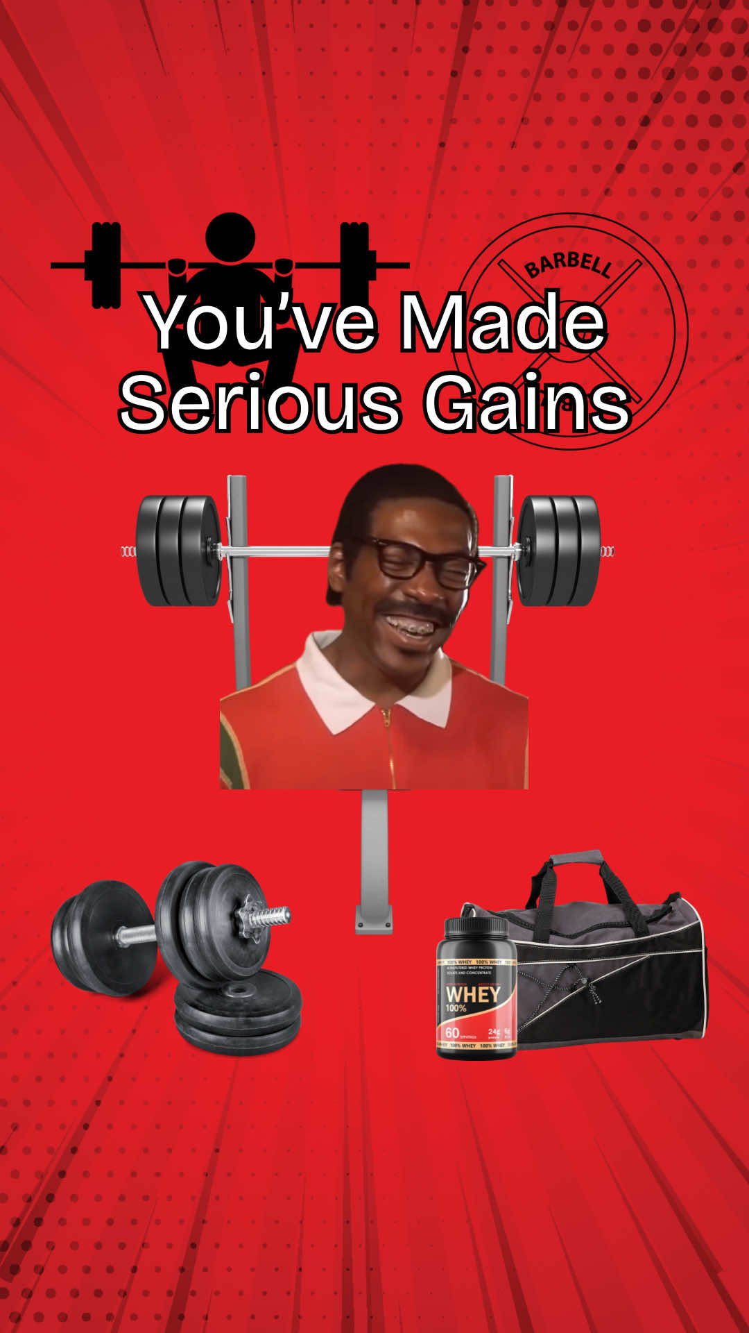 Hard to be humble when you’ve been taking the 130s for a ride on the incline #bodybuildingmemes #fitnessmemes #gymmemes #lifting #gymhumor 