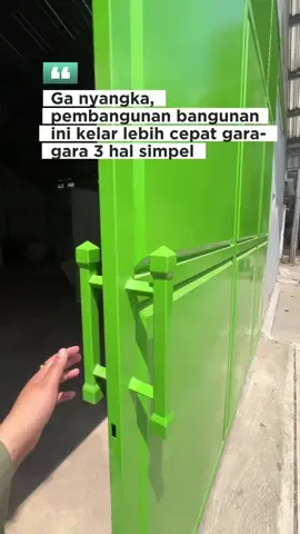 Ga nyangka pabrik tahu ini bisa kelar lebih cepat dari jadwal yang ditargetin. Banyak orang kira rahasianya cuma di tukang yang rajin kerja, padahal bukan itu aja. 🔥 Rahasia sesungguhnya ada di 3 hal: 1️⃣ Tim yang solid, tanpa drama. Semua fokus di kerjaan, bukan gosip. 2️⃣ Akses lokasi yang mudah. Material masuk lancar, waktu gak kebuang sia-sia. 3️⃣ Hubungan baik dengan warga sekitar. Lingkungan mendukung, proyek pun jalan tanpa hambatan. Kalau 3 hal ini diterapin, jangan kaget kalau pembangunan bisa finish lebih cepat dari yang dibayangkan. 🚀 Butuh bantuan bangun atau renovasi rumah? Bisa langsung hubungi lewat link di bio. #BangunRumah #TipsBangunRumah #KaptenKontruksi #BelajarKonstruksi #KontraktorRumah