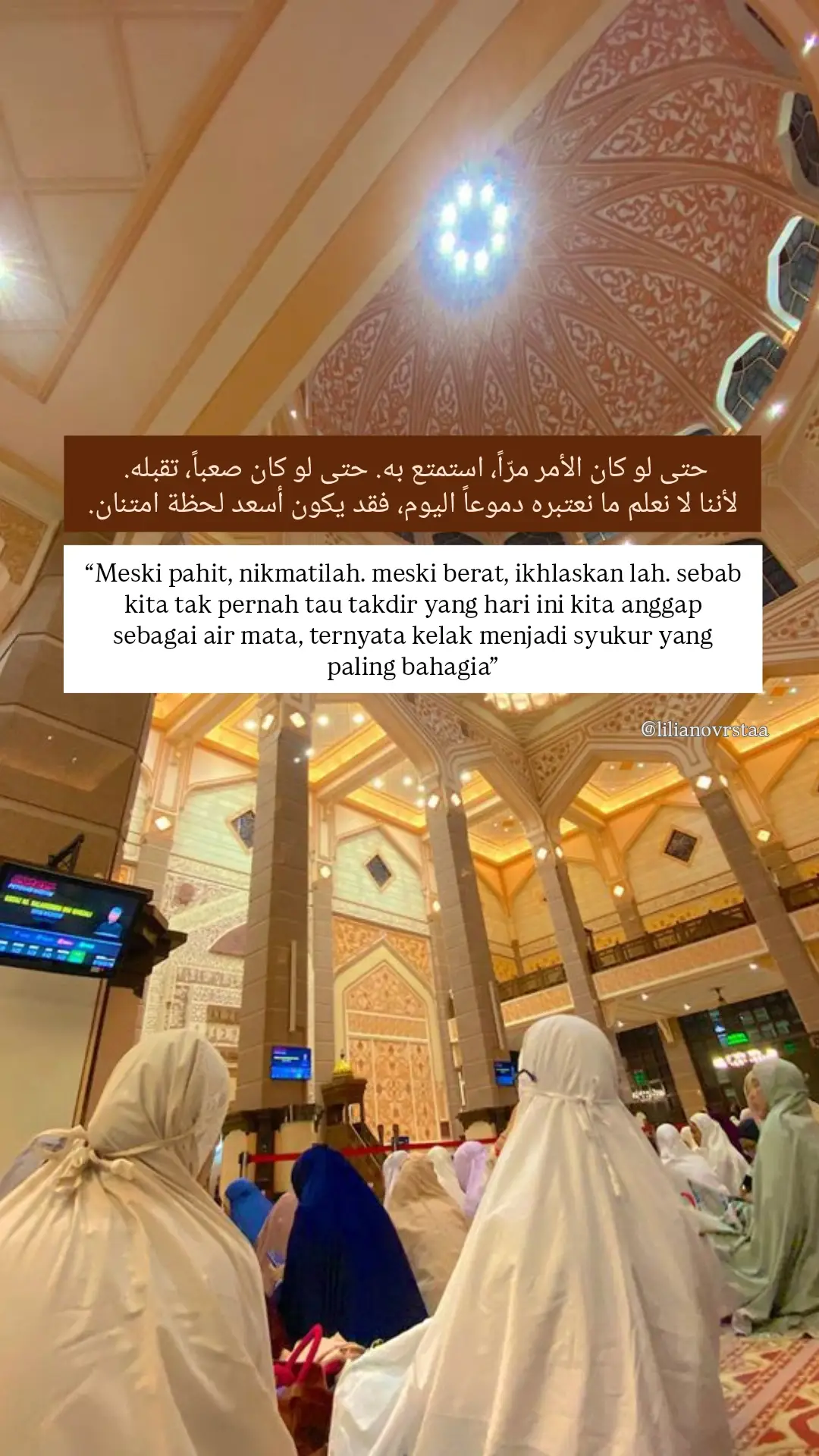 Kadang air mata hari ini adalah syukur yang paling indah di masa depan ✨#sabar #ikhlas #reminderislamic #fy 